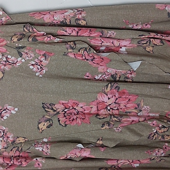 Maurice's Floral Ruffle Trim Mock Neck Sweater Size 2X Cottagecore Grandmacore‎ - Picture 3 of 9